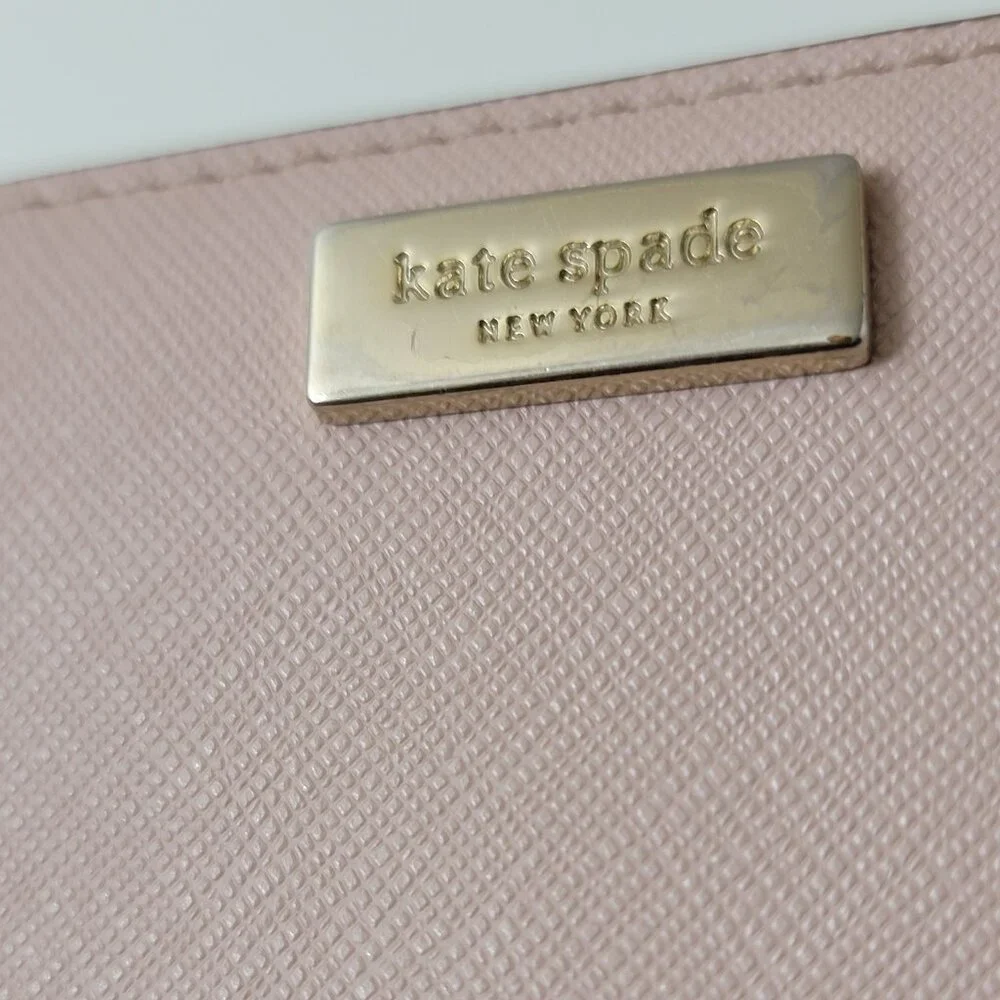 Kate Spade ♠️ Laurel Way Neda Continental Saffiano Leather Zip-Around Wallet
